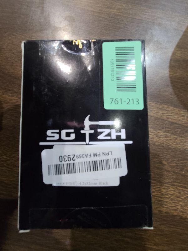 Photo 1 of #8 x 1-1/4" Sheet Metal Screws 100Pcs 410 Stainless Steel Flat Head Fast Self Tapping Screws Black Oxide by SG TZH