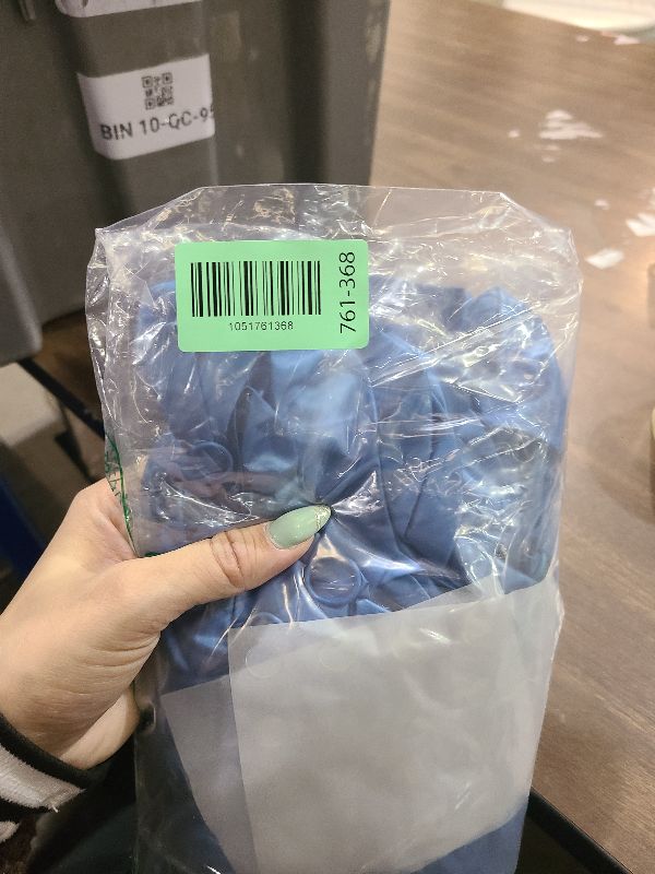 Photo 1 of 120pcs Metallic Blue Balloons, 18 12 10 5 inch Metallic Blue Balloons Different Sizes Blue Balloon Arch Kit for Graduation Baby Shower Wedding Birthday Party Decorations