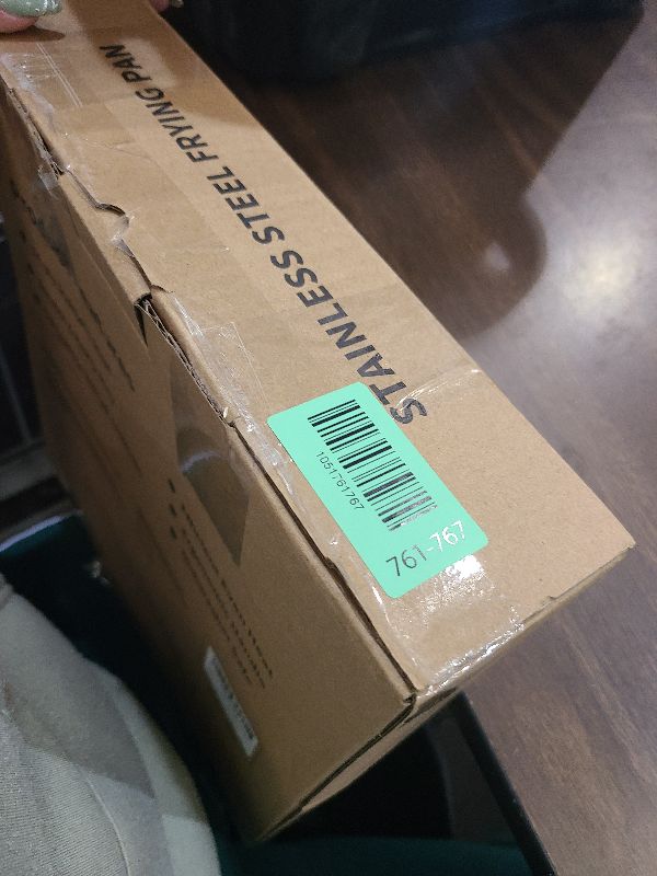 Photo 1 of 12 Inch Tri-Ply Stainless Steel Frying Pan, Skillet, Induction Cooking Pan, Dishwasher and Oven Safe, Fast & Even Heat, Heavy Duty and Detachable Handle