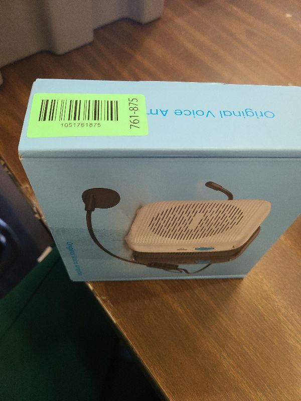 Photo 1 of (Black) Portable Rechargeable Voice Amplifier for Teachers, Coaches, Tour Guides, presentations, and Meetings with a Large Number of attendees