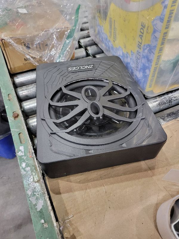 Photo 1 of 2025 Upgraded 10" 1200W Slim Under Seat Powered Car Subwoofer with Colorful LED Ambient Lights, Car/Truck Audio Sub Built in Amplifier Outstanding Heat Dissipation, Powerful Bass for Passion Driving