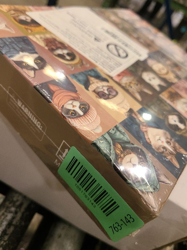 Photo 1 of 1000 Pieces Jigsaw Puzzles for Adults - Stylish Cats in Fashion - Unique Puzzle for Family and Friends - Challenging Puzzle Perfect for Game Nights (19.7x27.6 in)