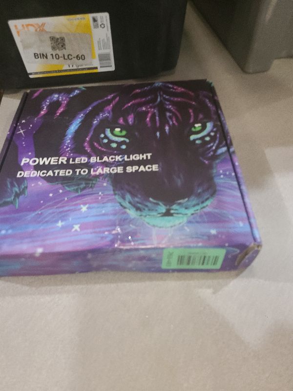 Photo 1 of 150W UV Black Light, Powerful IP66 Waterproof LED Lamps for Neon Glow Party, Halloween, Christmas Decor and Art Displays in Large Space (150W (1 Pack))