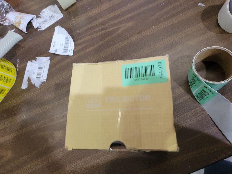 Photo 1 of [180°Adjustable Stand] Smart Mini Projector with Android TV, Upgrade HY300 Pro Portable Projector with WiFi and Bluetooth, 4K Support, Auto Keystone, Portable Ceiling Projector For ios and Android.