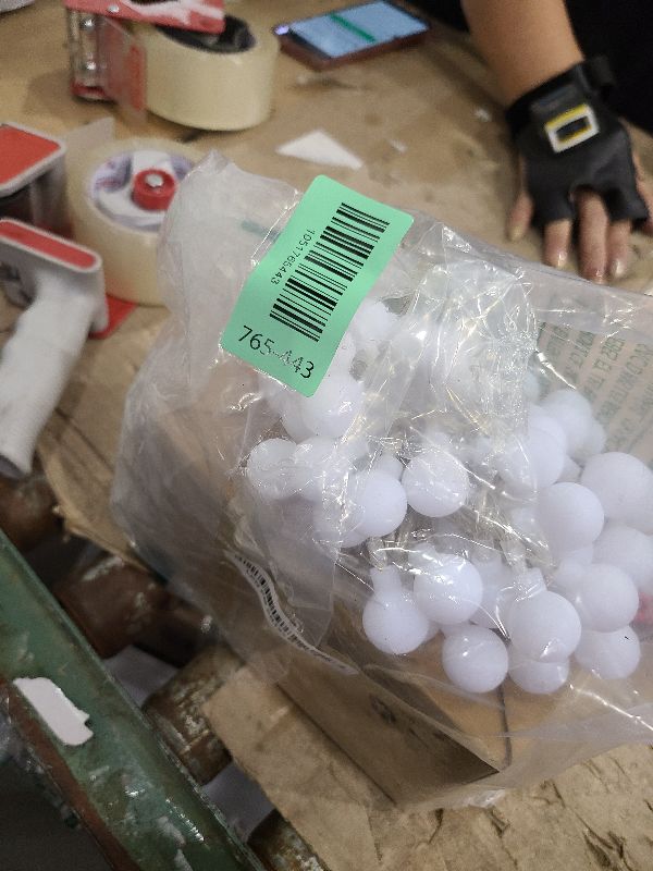 Photo 1 of 2 Pack Globe String Lights Battery Operated - 21 Feet 60 Led Fairy Lights, 8 Modes with Remote Mini Globe Lights for Indoor Outdoor Bedroom Party Wedding Garden Christmas Tree Decor, Pure White