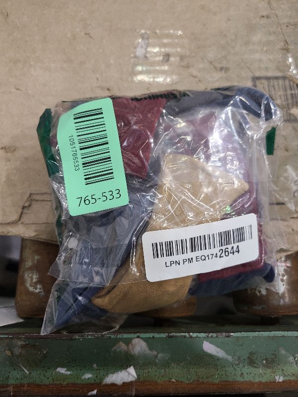 Photo 1 of 20 Pieces Large Cotton Stretch Hair Ties Bands Rope Ponytail Holders Headband for Thick Heavy or Curly Hair, 6.5 cm in Diameter (Neutral Colors)