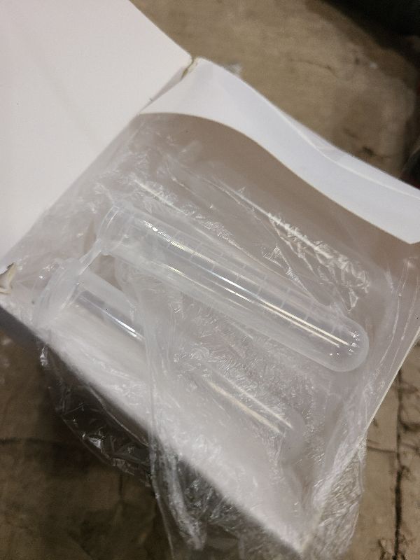 Photo 1 of 25 Pack 10ml Plastic Sample Vials with Cover, Vial Tube Storage Container for Liquid Fragrance Beads