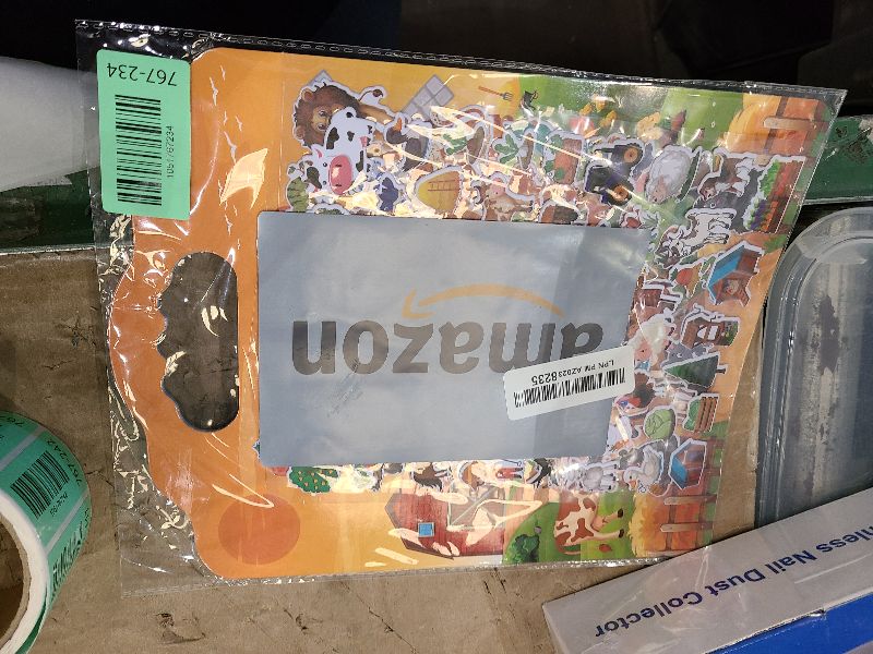 Photo 1 of 2 Set Reusable Sticker Books for Toddlers 2-4 Years, Puffy Reusable Sticker Activity Book for Kids Toddlers 1-3 Girls Boys Birthday Gifts Include Animal & Farm