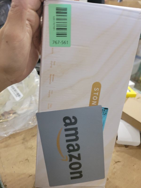 Photo 1 of 24'' Longer Faucet Mat for Kitchen Sink [Diatomite Stone Super Fast Drying] Stone Faucet Mat for Kitchen Sink Splash Guard Sink Stone Quick Dry around Faucet Stone Drying Mat Bathroom Quick Drying Mat