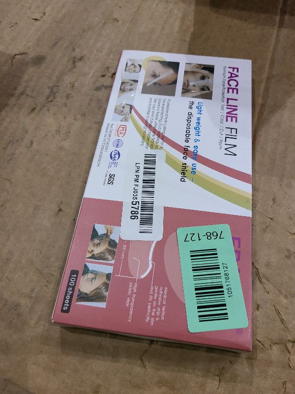 Photo 1 of 100 PCS Microblading Makeup Shower Face Shields Visors, Disposable Face Shields Masks for Hairspray Salon Supplies and Eyelash Extensions Eye Eyelid Surgery Aftercare