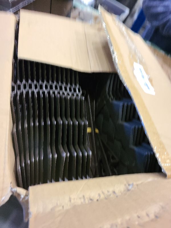 Photo 1 of 30-Pack Weaving Flower Bed Garden Edging Borders (30 FT) - No Dig Border Edgings with 8.5” Anchor Stakes & Interlocking Design-Thickened Borders for Lawns, Flower Beds & Landscaping