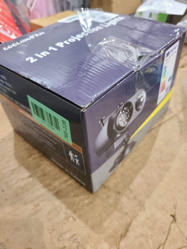 Photo 1 of 2025 Upgrade Christmas Halloween Projector Lights Outdoor Decorations, COOLWUFAN Holiday Projector Lights with Remote and 20 HD Effects(3D Ocean Wave) for Xmas Halloween Party Yard Decor