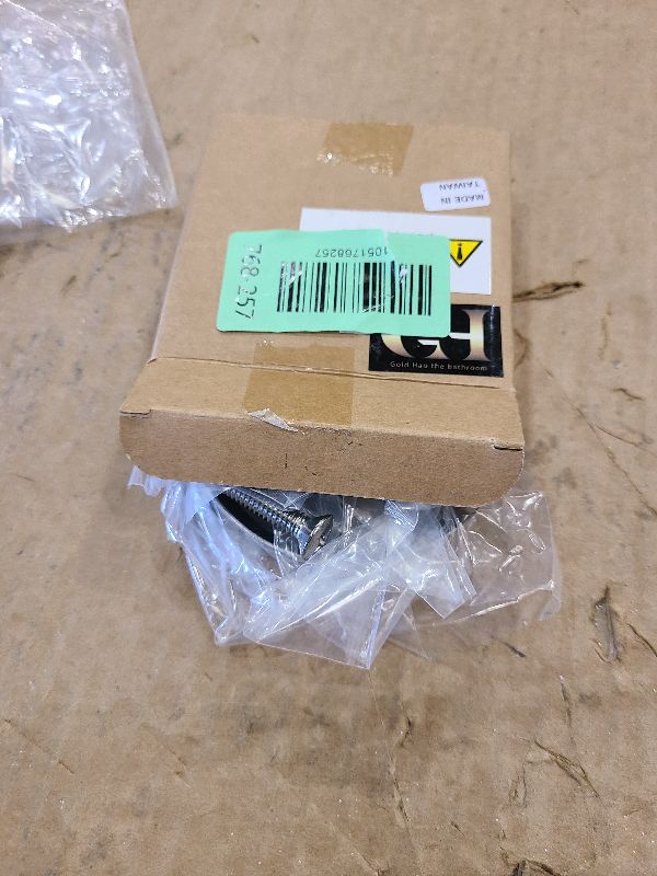 Photo 1 of 2-Hole Bathtub Overflow Cover Plate with Adapter, Brushed Nickel, Installation Hardware Included (Chrome)