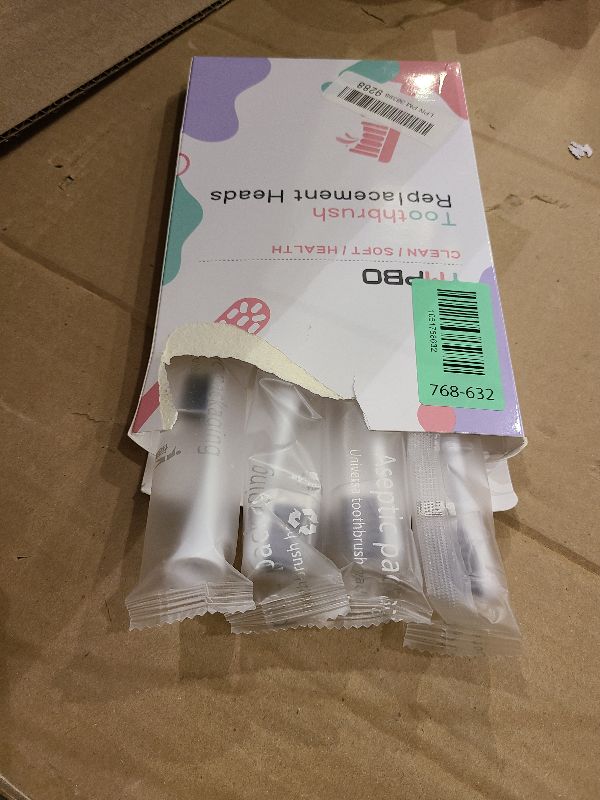 Photo 1 of 10 Pack Replacement Toothbrush Head Compatible with Burst Electric Toothbrush, YMPBO Toothbrush Heads for Burst Sonic Toothbrush, Deep Cleaning Bristle Design, White