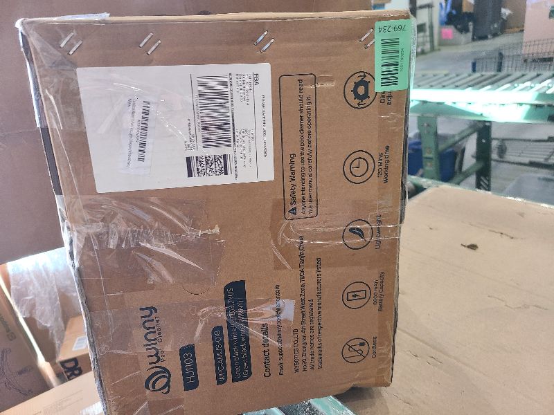 Photo 1 of (2025 Upgrade) Robotic Pool Vacuum for Above Ground Pool - 6600mAh for 130mins Runtime & 50W Powerful Suction, Self-Parking Pool Cleaner with 180?m Filter Tray Up to 1300 Sq. Ft (White&Green)