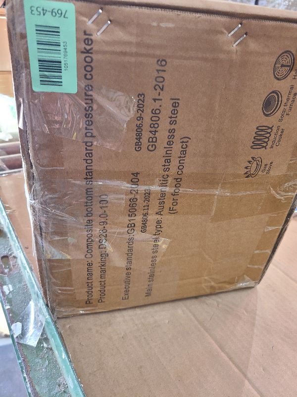 Photo 1 of 10 QT Stainless Steel Pressure Cooker, 10 pcs Olla de presion Set, Cooking Pressure Cooker with 3 PSl Settings Release Valve & Multiple Protective Devices, Compatible with Induction and Gas Stovetops