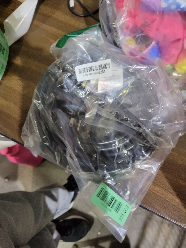 Photo 1 of 2 Way Power Extension Cord Splitter 20 Ft Total (8+6+6)-3 Prong 1 to 2 Extension Cord Cable Y Splitter-Outlet Adatper-SJTW Outdoor for Halloween Christmas Lighting Landscaping-16AWG 13A 125V-UL-1T2