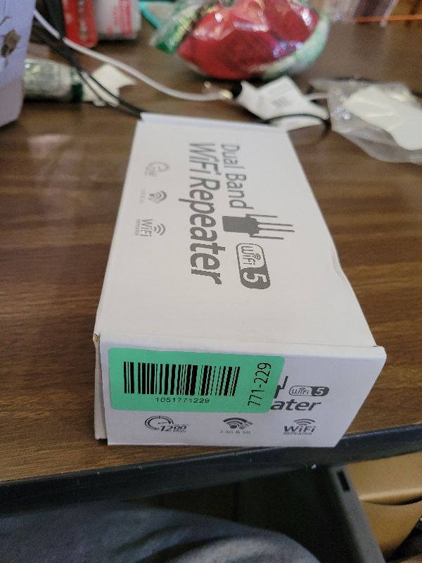 Photo 1 of 2025 WiFi Extender Signal Booster - AC1200Mbps 10X Faster Wifi 5 Dual-Band Booster, Covers 15,000 Sq.Ft Long Range, Supports 80+ Devices, Ethernet Port & EasyMesh, 1-Tap Setup, Works with All