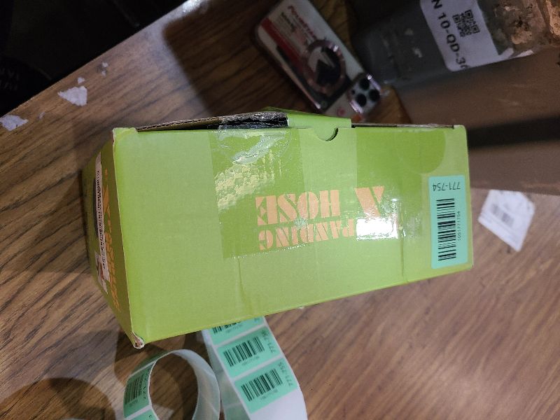 Photo 1 of 50 ft Expandable Garden Hose with 10 Spray Nozzle - 4 -Layer Latex Core - Heavy Duty Superior Strength 3750D - Expanding Water Hose - Extra Strong Brass Connectors/Storage Bag