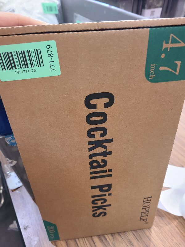 Photo 1 of 200PCS Cocktail Picks, Fancy Toothpicks for Appetizers, Decorative Skewers for Appetizers Drinks Party Fruit, 4.7 Inch Long Wooden Bamboo Gold Ball Food Sticks Charcuterie Boards Accessories