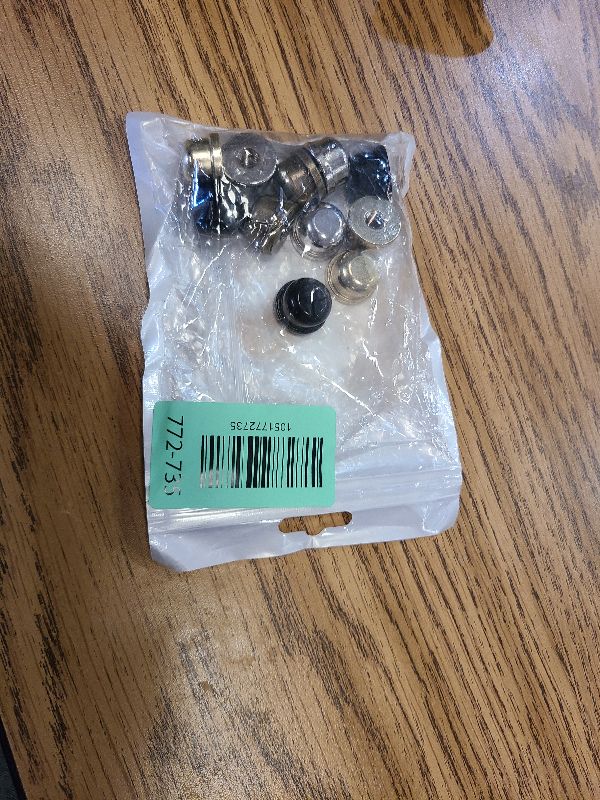 Photo 1 of 12Pcs Lamp Finials,1/4-27 Lamp Shade Screw Cap,1/2 Inch Tall Quality Solid Finials for Lamps Shade Holder Harp Tops?4 Colors?