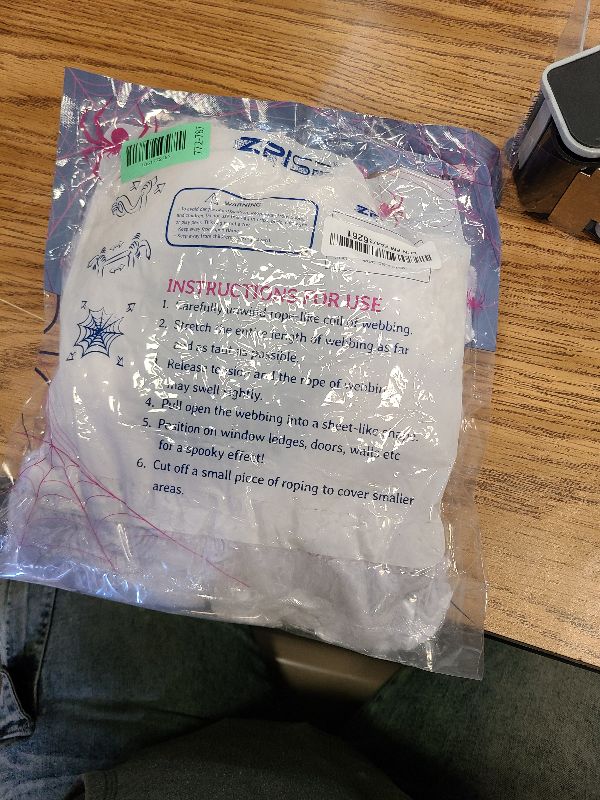 Photo 1 of 1000 sqft Spider Webs Halloween Decorations Bonus with 30 Fake Spiders, Super Stretch Cobwebs for Halloween Indoor and Outdoor Party Supplies