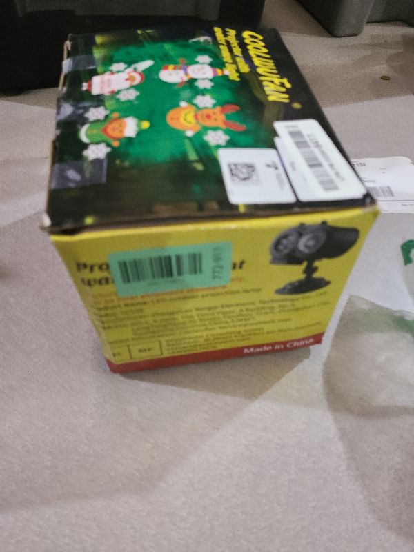 Photo 1 of 2025 Upgrade Christmas Halloween Projector Lights Outdoor, COOLWUFAN 2-in-1 Holiday Projector Lights Decorations, 30 Bright HD Effects (20 Slides) Projection Light for Xmas Party Garden Yard Decor