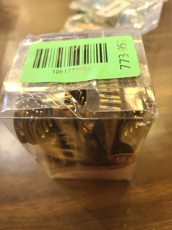 Photo 1 of 100 Pack Gold Mini Forks - 4 Inch Dessert Forks - Heavy duty Mini Forks For Appetizers, Tastings, Cocktails, Dessert Cups, BPA Free Small Gold Forks