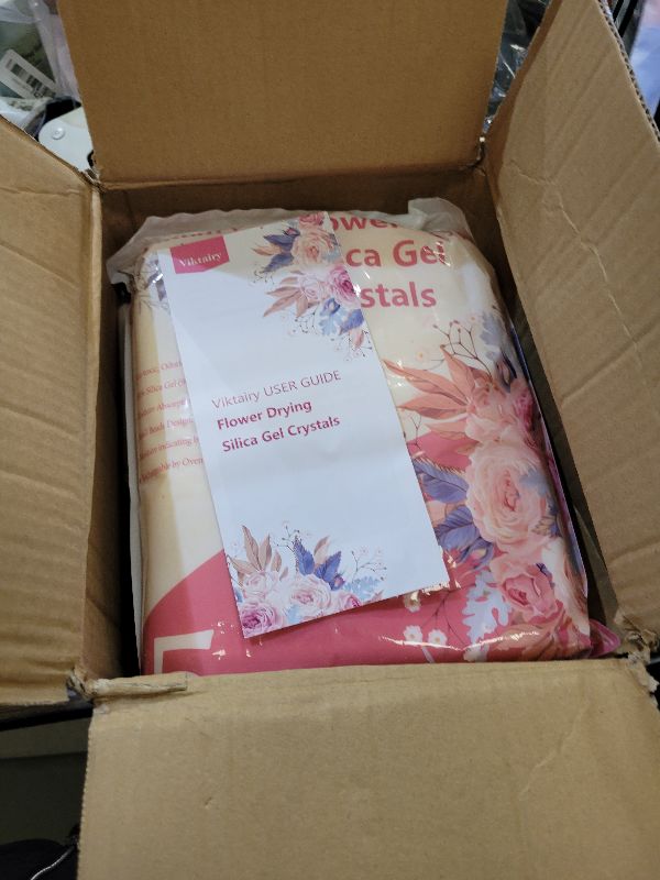 Photo 1 of 10 LBS Silica Gel Flower Drying (2 Pack 5LBS), Reusable Color Indicating Flower Drying Silica with Brush and User Manual, DIY Wedding Bouquet Flower Preservation Kit, Fine Bead Size<1mm