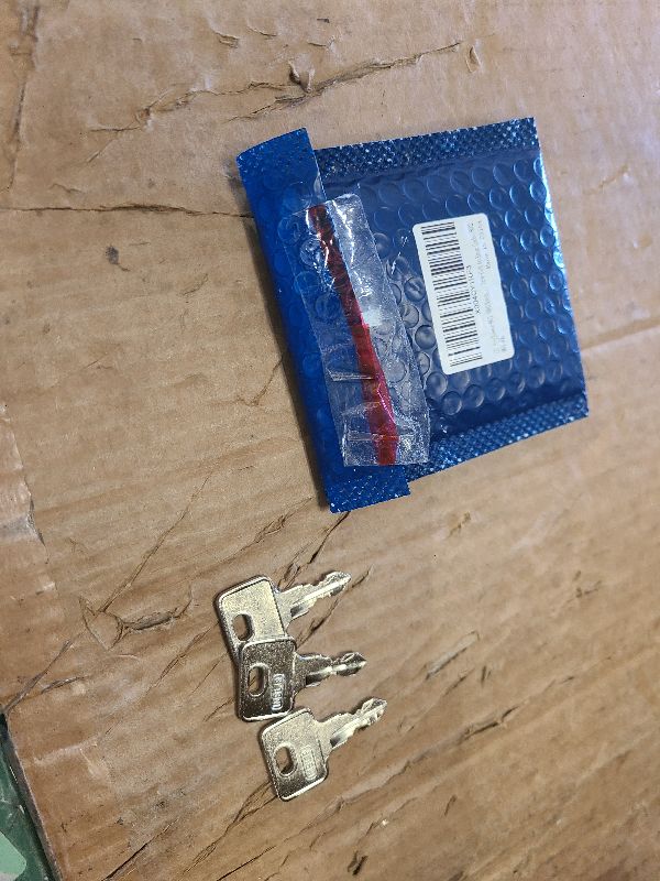 Photo 1 of (3) KeyPower 801-860 Keys for Mobella Southco Entry Door Locks, Cabin Latch Door Marine Boat Compartment Key, Pre-Cut to Your Code: 802