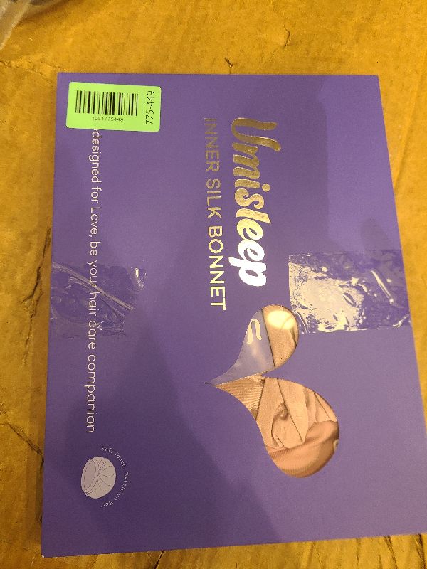 Photo 1 of 22 Momme 100% Real Mulberry Silk Bonnet for Sleeping Women, Large Hair Care Bonnet for Long Curly Hair, Double Layer Silk Wrap with Soft Elastic Band, Non-Slip Sleep Cap, Pink