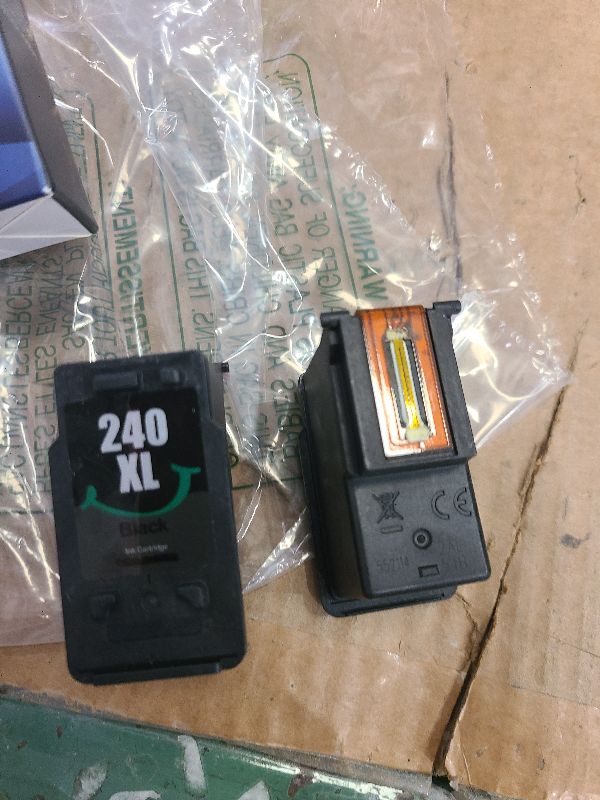 Photo 1 of 240XL Ink Cartridge Replacement for Canon 240XL Black Ink Cartridge, PG-240XL PG240 Works with PIXMA PIXMA MG3620 TS5120 MG3520 MG3220 MG2120 MG4220 MX392 MX452 MX522 Printer, 2 Pack Black
