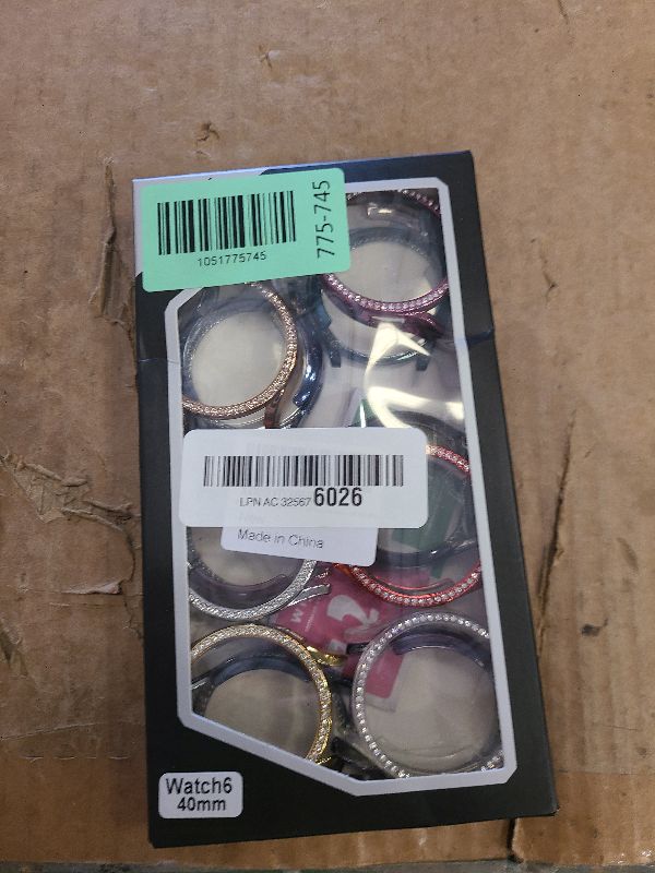 Photo 1 of [12Pack] RICHONE Bling Screen Protector Case Compatible with Samsung Galaxy Watch 6 40mm, HD Full Protection Flexible TPU Bumper Anti Scratch Watch Cover Face for Women (SM-R930 40MM)