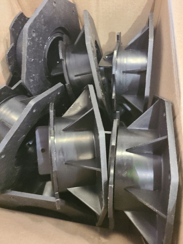 Photo 1 of 10Pack Adjustable Plastic Deck Support Pavers, 2-3/8" to 5-1/2" Deck Blocks Height Adjustment for Deck Joists/Beams, Decking Base Foundation & Leveling