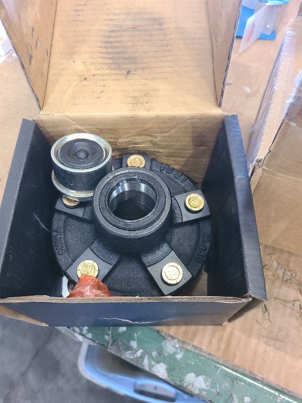Photo 1 of 1 Sets 2000Lbs Trailer Hub Kit 5 Bolt 4.5",5 Lug Trailer Wheel Hub Fit 1" and 1-1/16" Trailer Straight Spindles,5×4.5 Trailer Axle Kit,Boat Trailer Hubs 5 Lug(only for Straight Spindle)