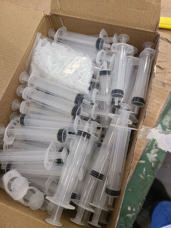 Photo 1 of 125 Pack Reusable Syringes, 10ml Plastic Supplies for Jelly, Desserts, and Fun Activities - Halloween, Thanksgiving, Bachelorette & Birthday Parties - Durable and Fun for Adults