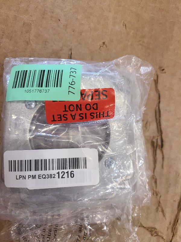 Photo 1 of 2 Pcs, Steel 4 Square, 1/2 in. Raised 30-50 Amp Receptacle, 2.441 in. Diameter Industrial Surface Cover for Quick Installation of Devices & Switches