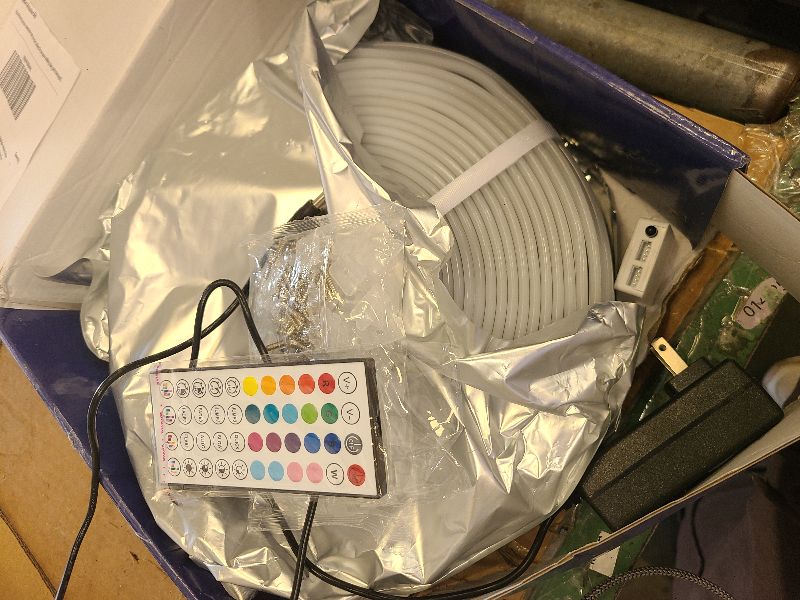 Photo 1 of 140Ft Neon Rope Lights,Flexible Led Rope Lights Control with App/Remote,Multiple Modes Rope Lights,IP65 Outdoor RGB Led Neon Lights Waterproof,Music Sync Gaming Led Strip Light for Bedroom Décor