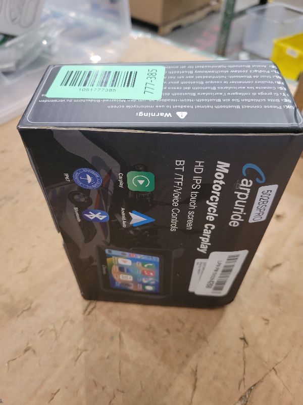 Photo 1 of 2025 CARPURIDE W502BS PRO for BMW Motorcycle CarPlay & Android Auto Dual Bluetooth, 5" Waterproof GPS Navigation Screen, Data Reading, Native Wonder, TPMS, Light Sensor, Music Sharing, Intercom