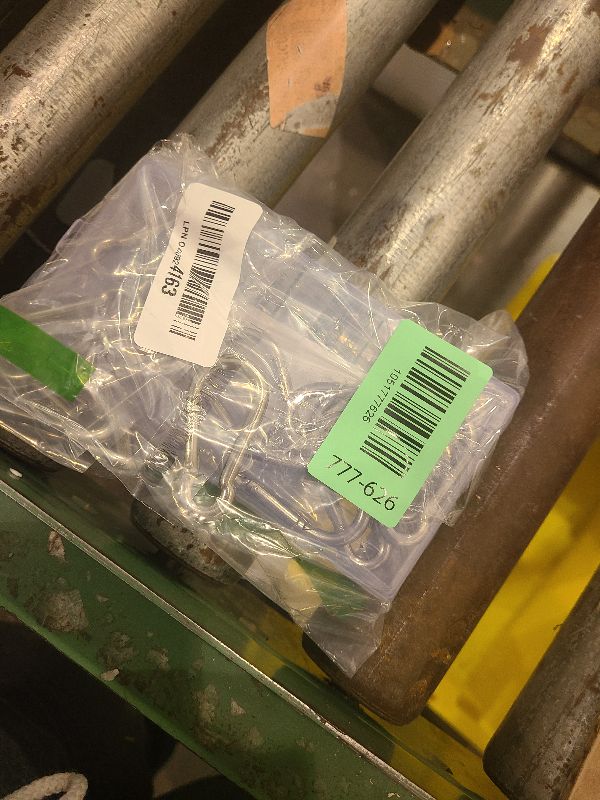 Photo 1 of 20PCS 304 stainless steel spring clasp, 1.97-inch carabiners, M5 stainless steel spring snaps, heavy-duty hooks Suitable for pet tags hiking tents swing brackets as well as ropes, chains and key rings