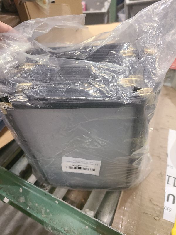 Photo 1 of 25 Pack Menu Covers 5.5" x 8.5" - Black 2-Page (4-View) Side-Loading Vinyl Double-Stitched Edge, Covers with Clear Sleeves & Metal Corners for Restaurants, Cafes & Diners