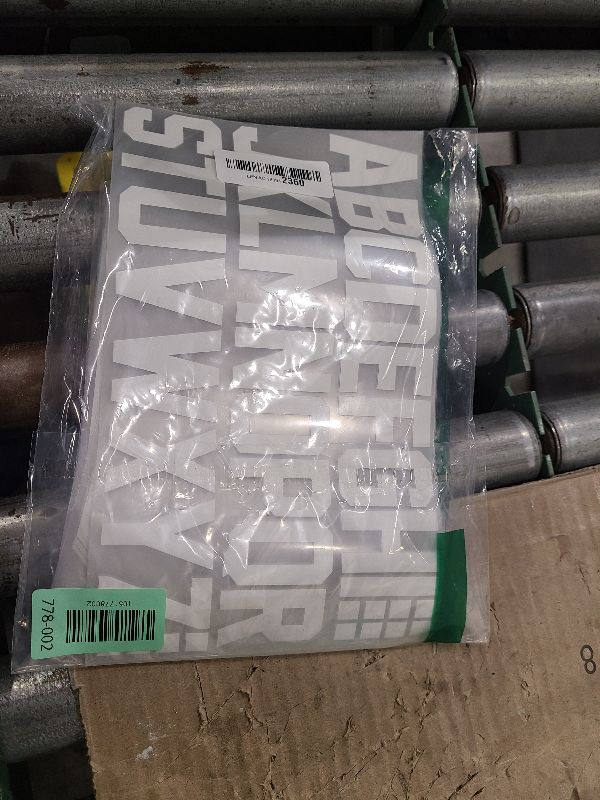 Photo 1 of 223 Pcs Iron on Letters and Numbers, 8 Inch Clothing Heat Transfer 0 to 9 Jersey Iron on Numbers, 2 Inch White Iron on Vinyl Letters with A-Z PU Alphabets Sticker for DIY Craft Team Uniform Sports