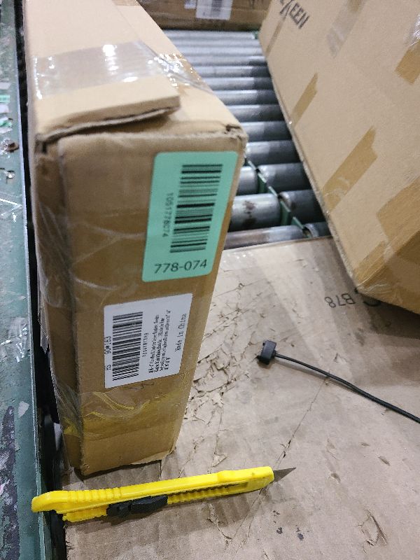 Photo 1 of 2" Slats Wood Blinds for Indoor Windows: Solid Wooden Blackout Blinds & Shades,Black Out Privacy Horizontal Blinds for Home Bedroom Bathroom Living Room Windows and Doors 35.5" WX64 H Black