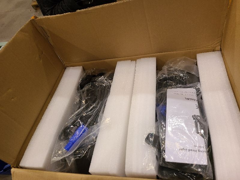 Photo 1 of 150W LED Moving Head Light DJ Lights Stage Lighting with Beam GOBO 18 Face Roto Prism Super Bright DMX Sound Activated Stage Light for Wedding Church (2 Pack)