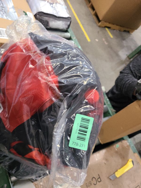 Photo 1 of [ Sound Activated ] 60" Halloween Animatronic Clown, Scary Animated Standing Clown with Rotating Head Flashing Red Eyes Creepy Sound for Halloween Decorations Outdoor Indoor Yard Party Haunted House