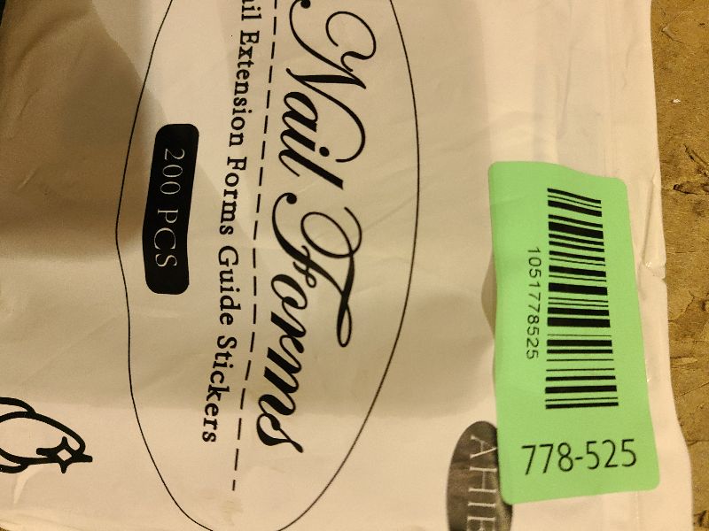 Photo 1 of 200 PCS Nail Forms for Builder Gel, AHIER Self-adhesive Nail Extension Forms for DIY at Home Professional Nails Art Supplies