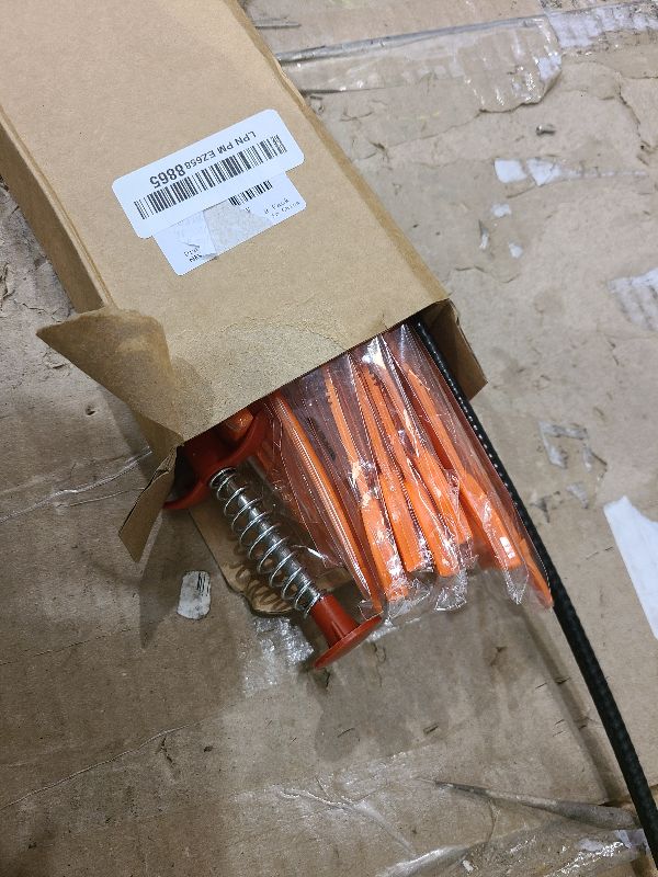 Photo 1 of 35.5inch Drain Clog Remover(1pcs), 25inch Drain Snake Hair Remover(6pcs) ? Cleaning Brush(2pcs), Hair Catcher Drain Auger Cleaner Tool Set For Toilet, Kitchen Sink, Bathroom Tub, Sewer, 9 Pack