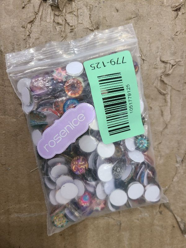 Photo 1 of 200pcs 12mm Mixed Round Mosaic Tiles for Crafts Glass Mosaic Supplies Flat Marbles,Glass gems for Crafts,Glass Tiles for Jewelry Making