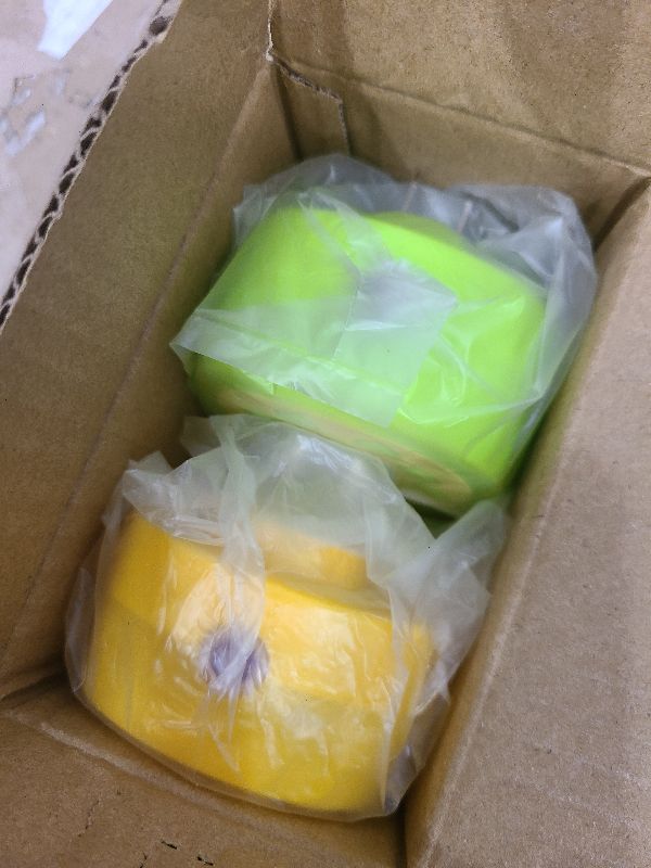 Photo 1 of 2 PCS Owl LED Plug in Night Light for Kids- Wall Lamp Take Good Care Children Sleep Light Sensor Auto Controlled Nightlights for Baby Nursing (Yellow+Green)