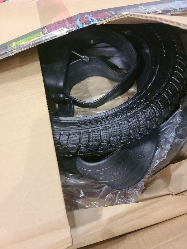 Photo 1 of (2 Sets) 14” x 2.125 Kids Bike Replacement Tires and Tubes - Compatible with Most 14” Kids Bikes Like RoyalBaby, Joystar, and Dynacraft - Made from BPA/Latex Free Butyl Rubber